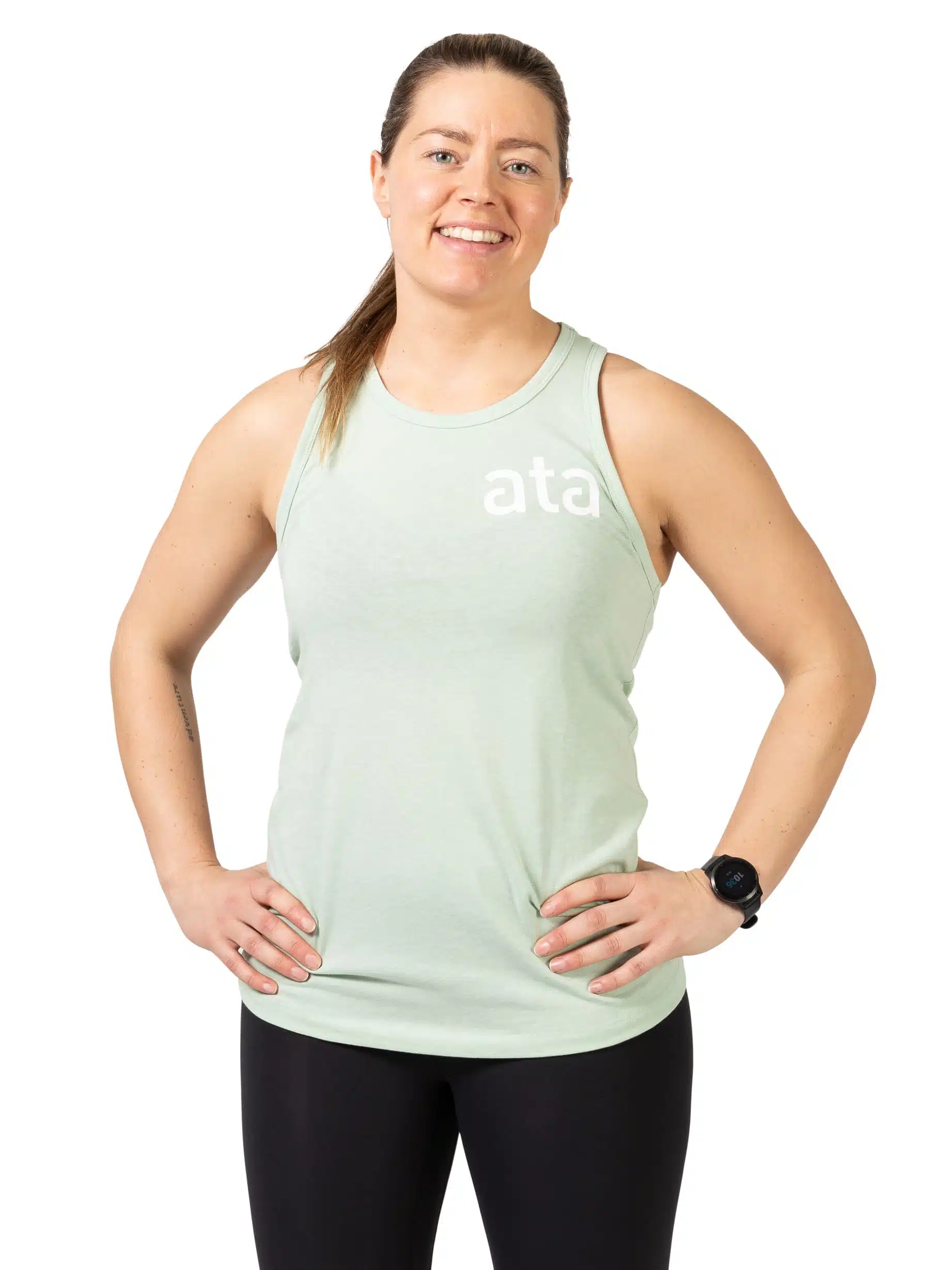 ata SINGLET MINT GREEN WOMEN (L) - Bilde 2