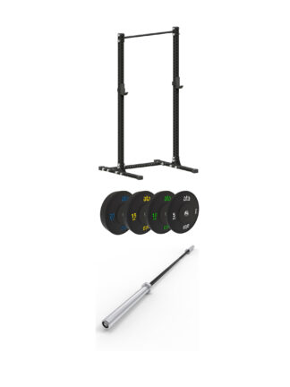 ata Half Rack EASY 50mm + 100KG Pro Elite Bumper + EASY Bar