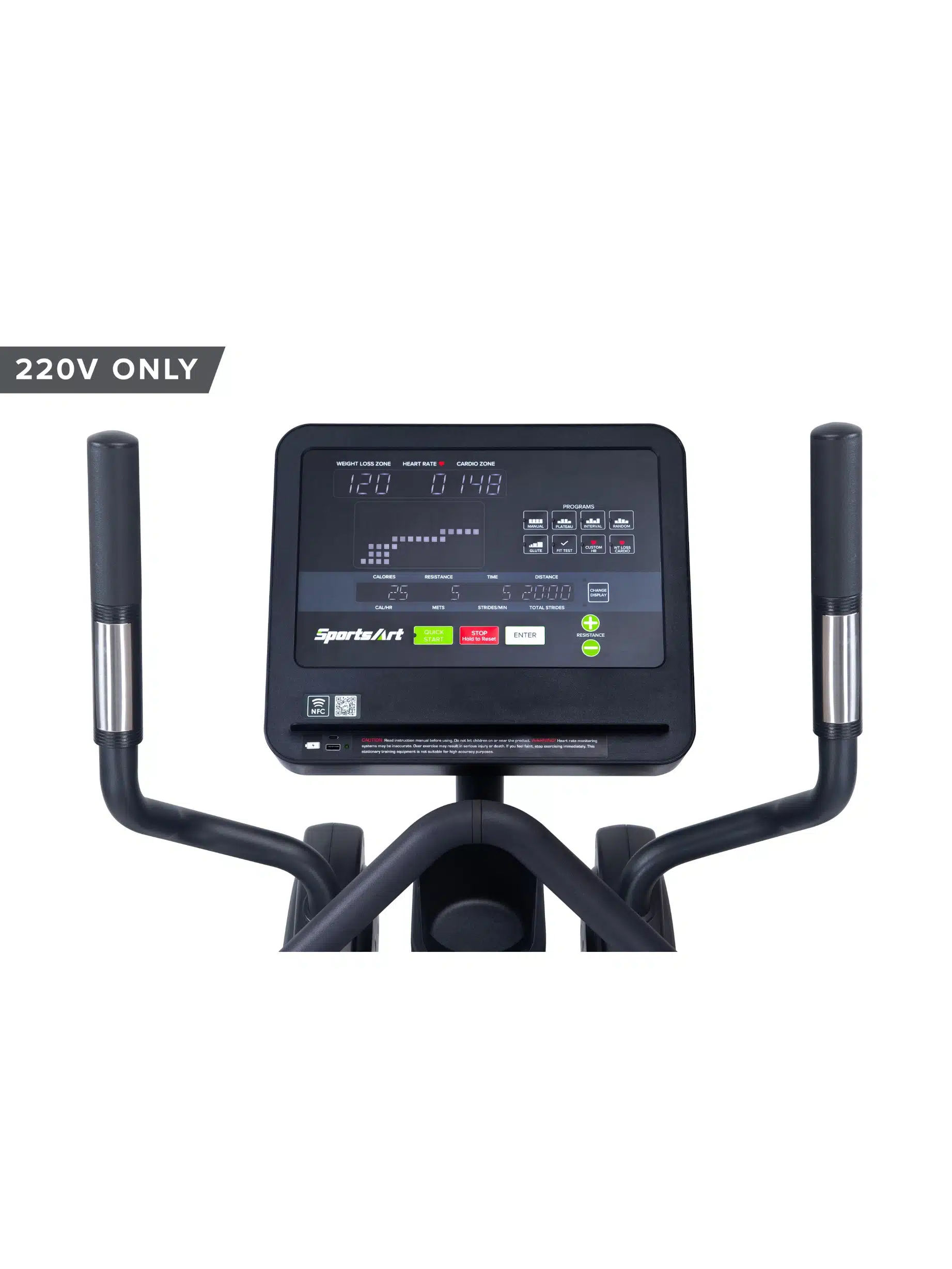 SportsArt E865 Elliptical. Self Powered - Bilde 3